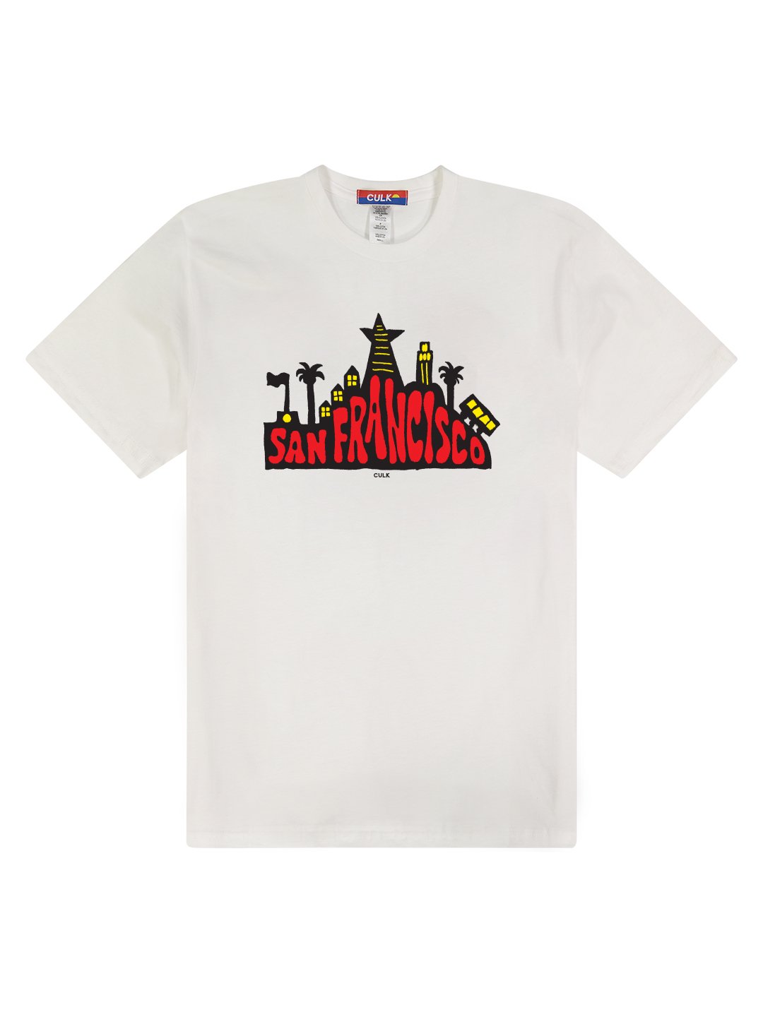 SF Skyline Unisex Tee White-Culk