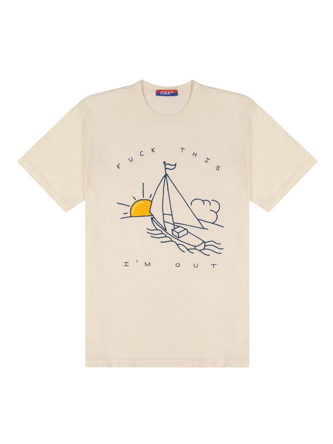 Sailboat Tee Cream-Culk