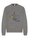 Sailboat Unisex Crewneck Sweatshirt Grey-Culk