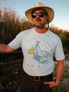 Sailboat Unisex Tee Light Blue-Culk