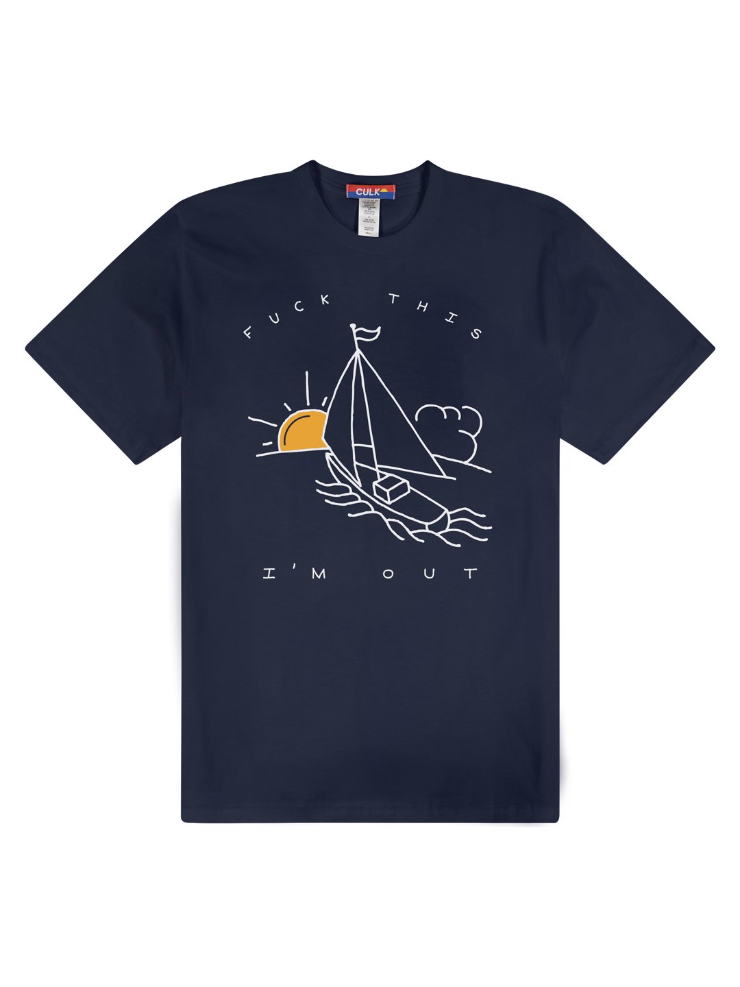 Sailboat Unisex Tee Navy-Culk