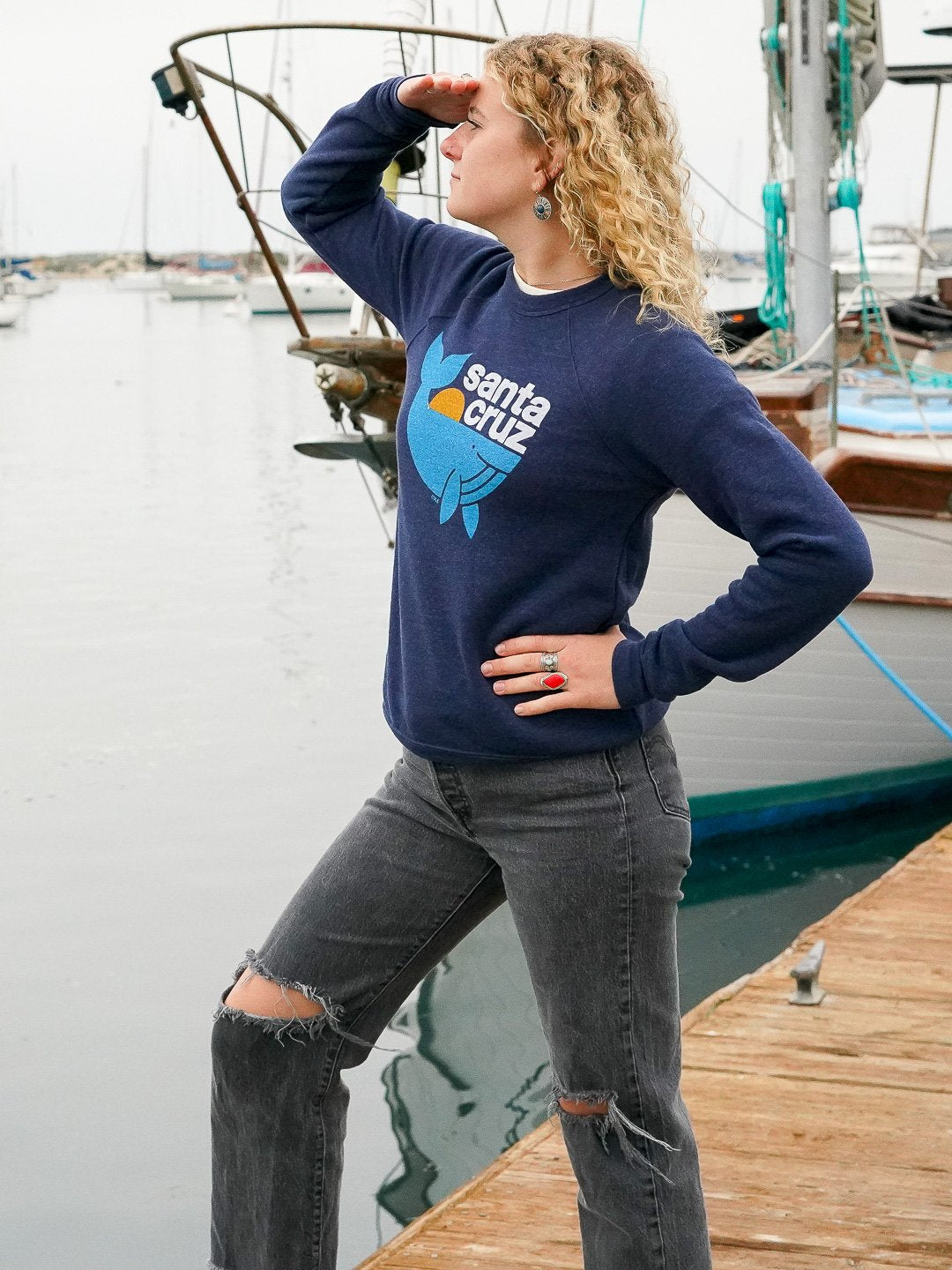 Santa Cruz Whale Crewneck-Culk