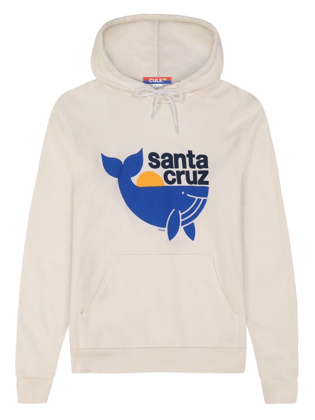 Santa Cruz Whale Hoodie Off White-Culk