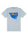 Santa Cruz Whale Unisex T-Shirt Light Blue-Culk
