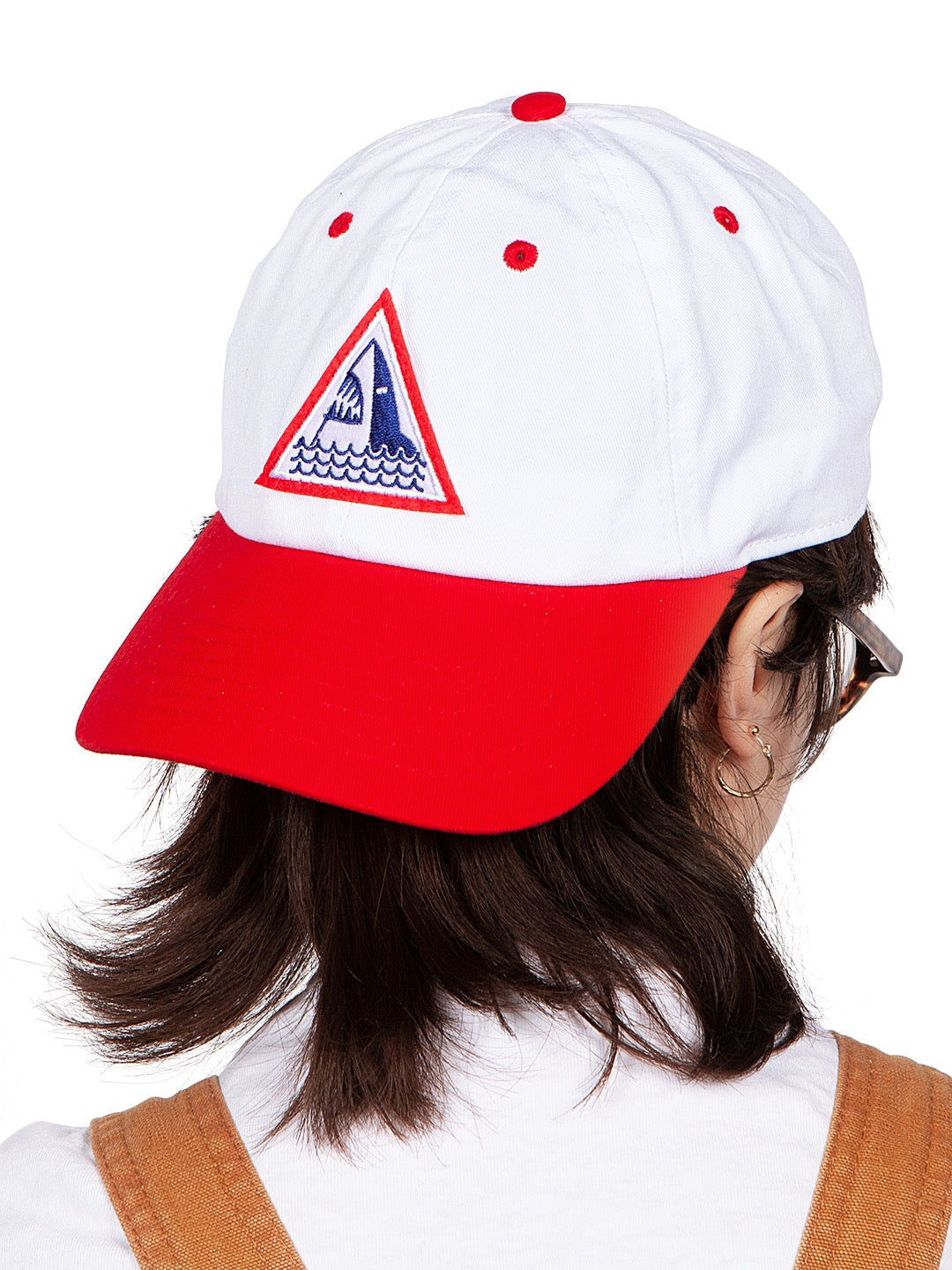 Shark Dad Hat White/Red-Culk