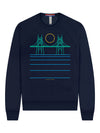 St. Johns Bridge Crewneck Sweatshirt Navy-Culk