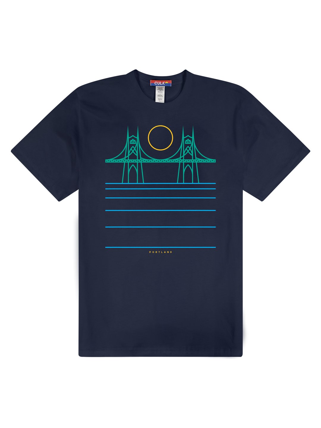 St. Johns Bridge Tee Navy-Culk