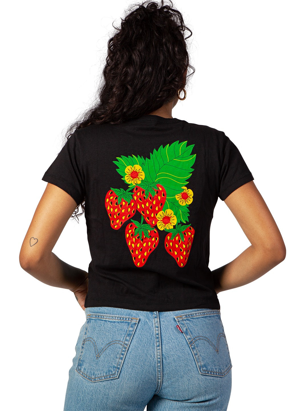 Strawberry Women's Tee by Patch Ya Later-Culk