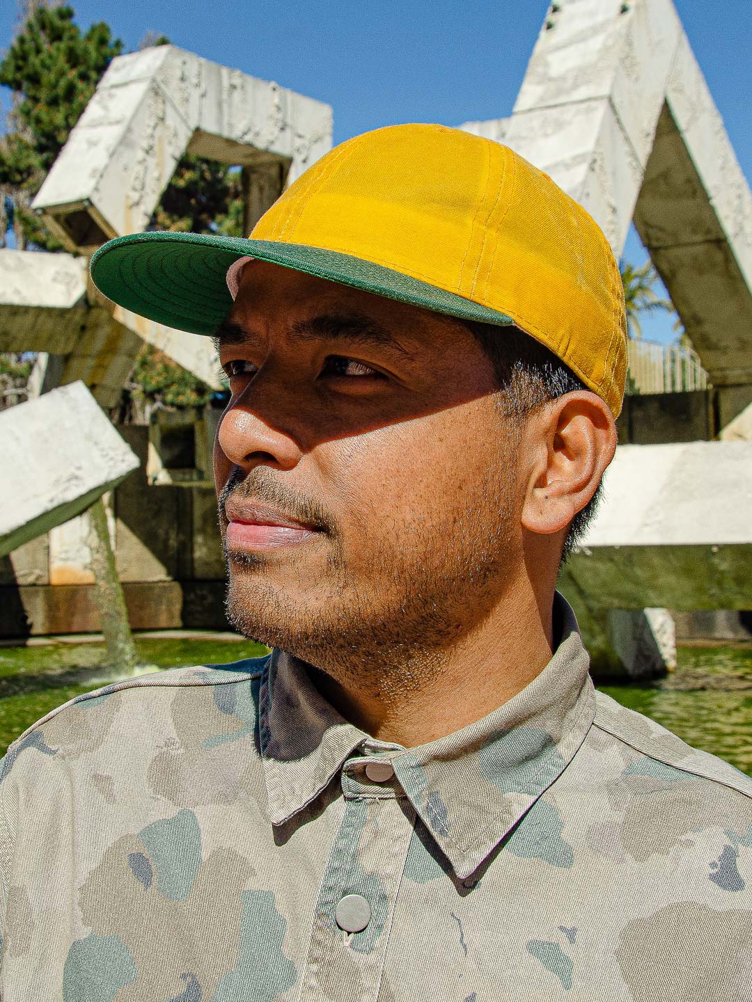 Waxed Ball Daddy Hat Green/Yellow-Culk