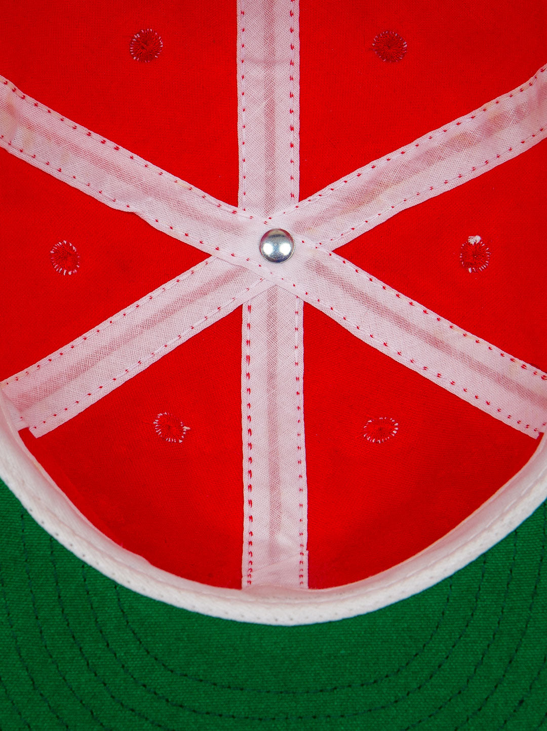 Waxed Ball Daddy Hat Navy/Red-Culk