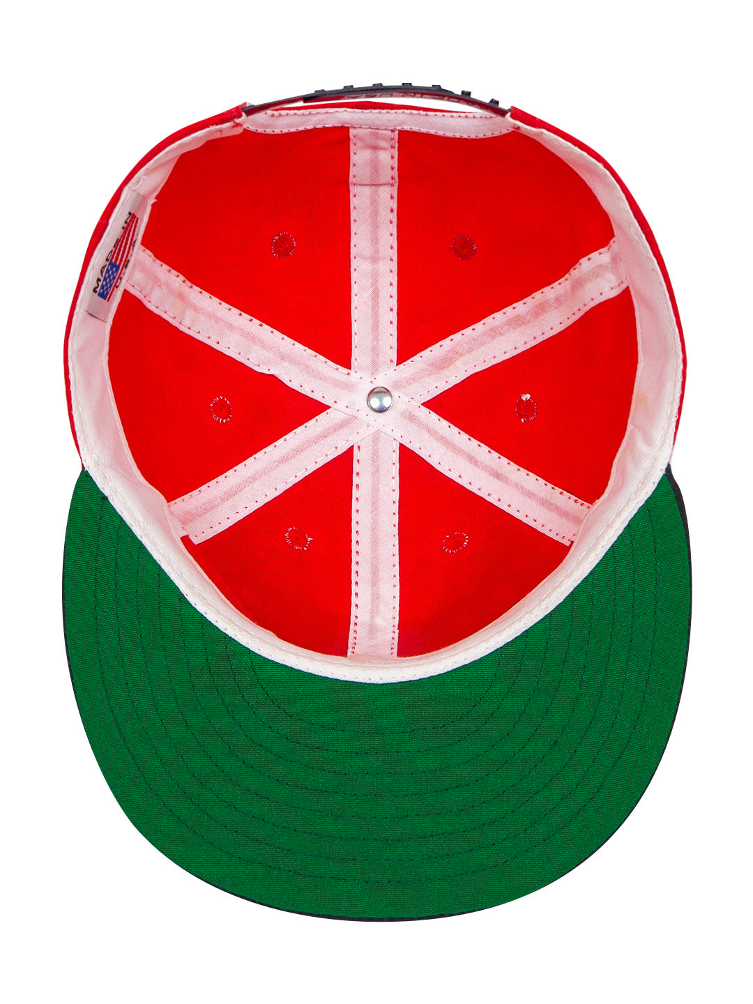 Waxed Ball Daddy Hat Navy/Red-Culk